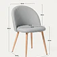 Silla Comedor Luxury Lino Tapizada - Miniatura 8