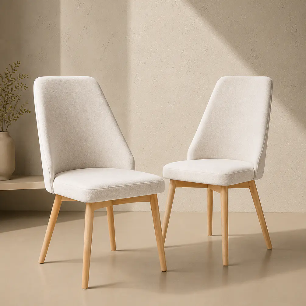  Pack 2 Sillas Comedor Lena Lino  1