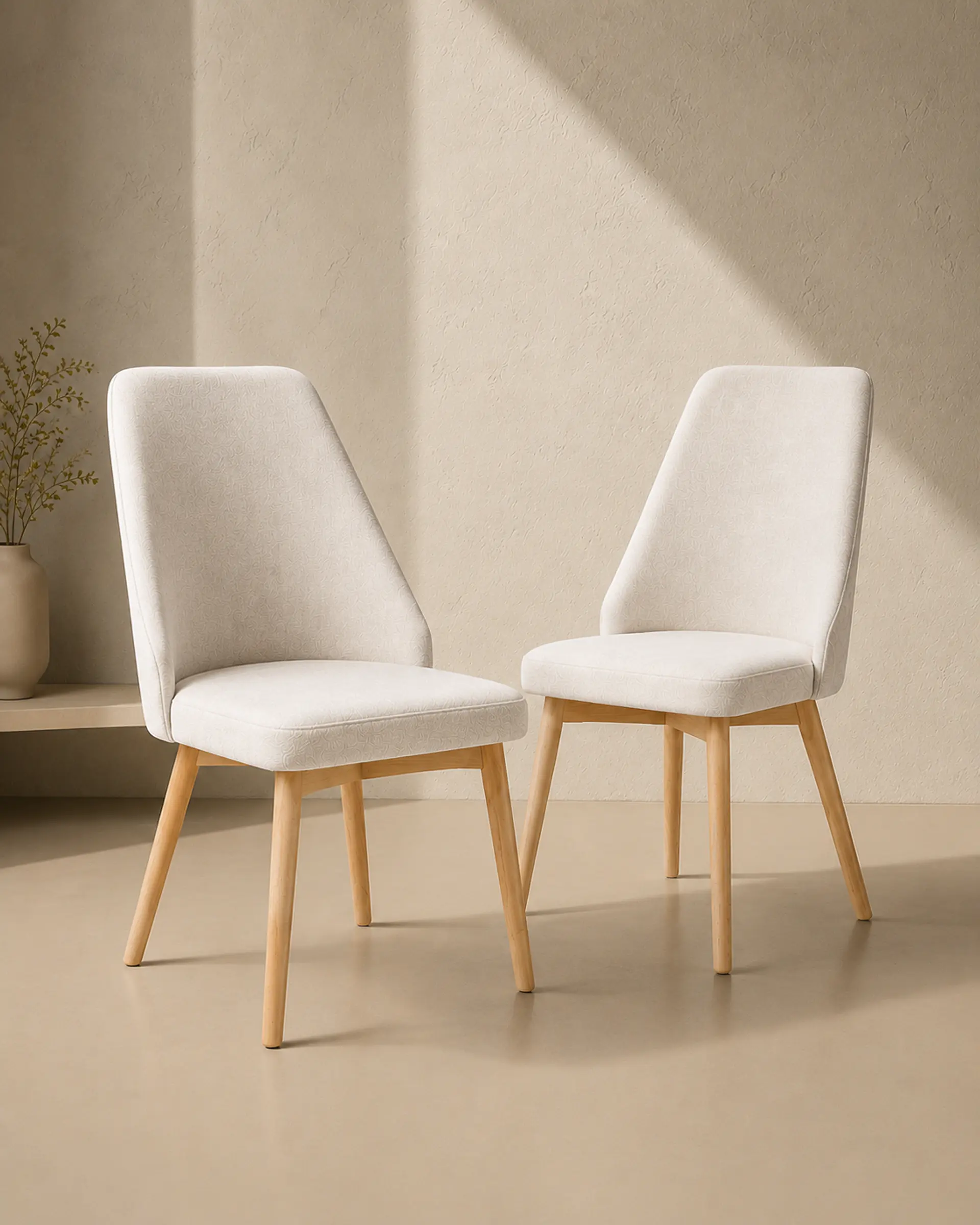  Pack 2 Sillas Comedor Lena Lino  1