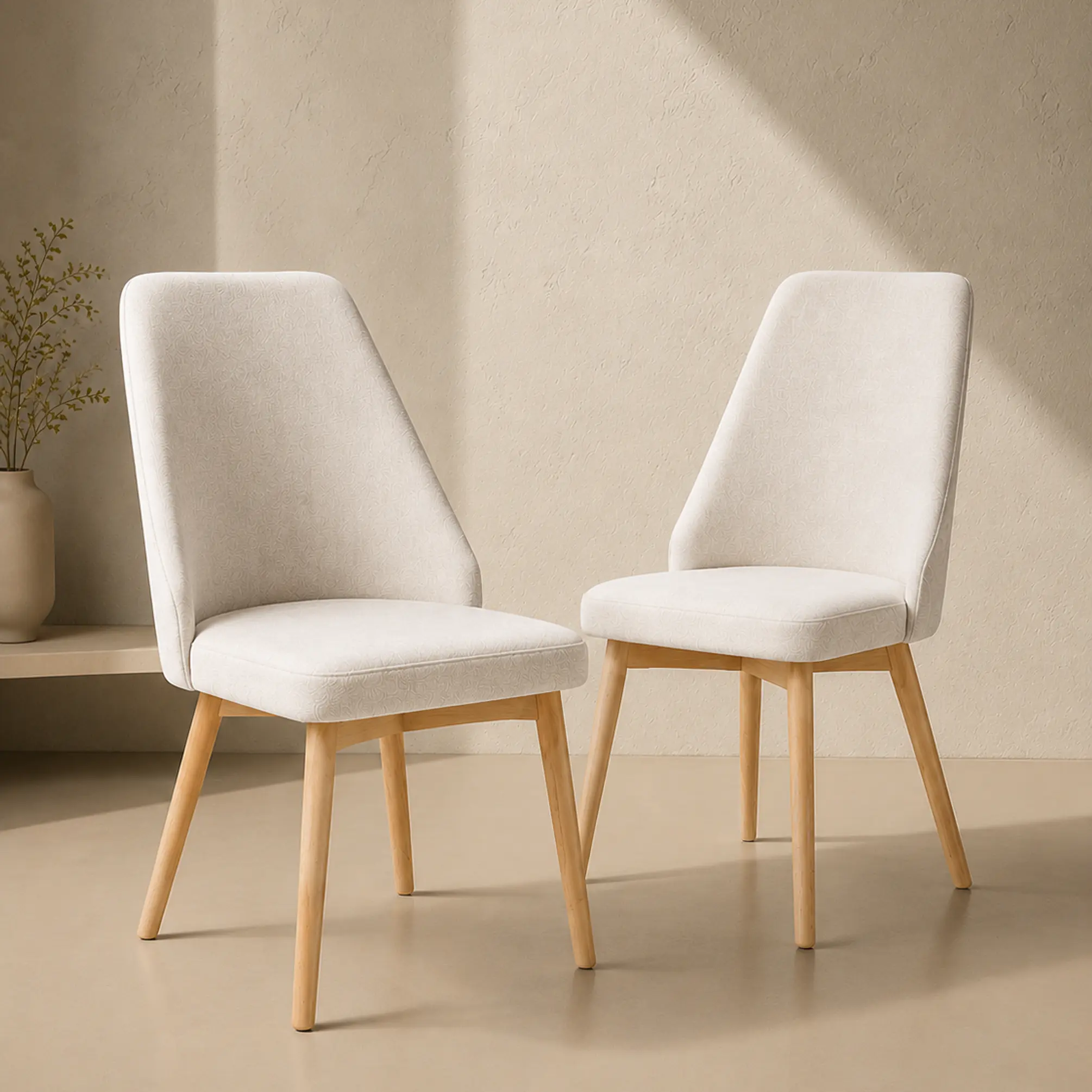  Pack 2 Sillas Comedor Lena Lino  1