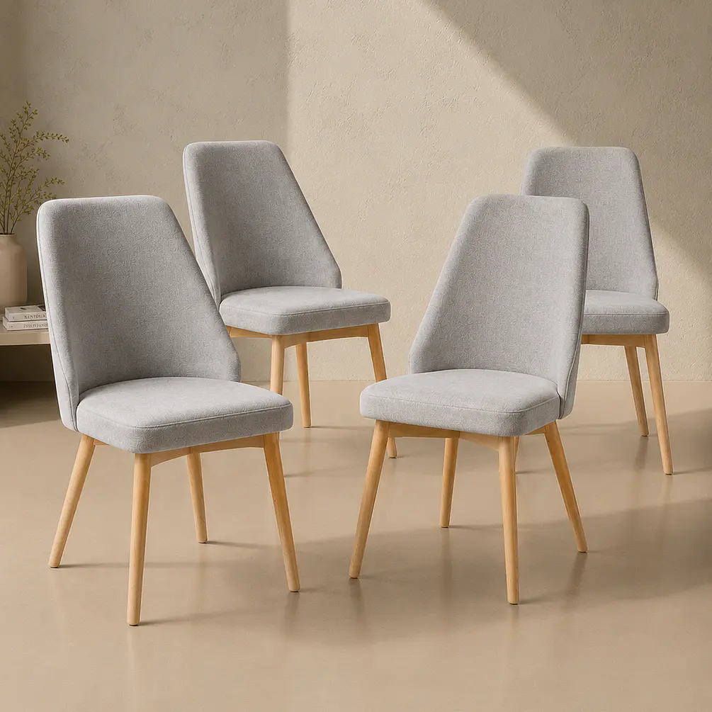  Pack 4 Sillas Comedor Lena Lino 1
