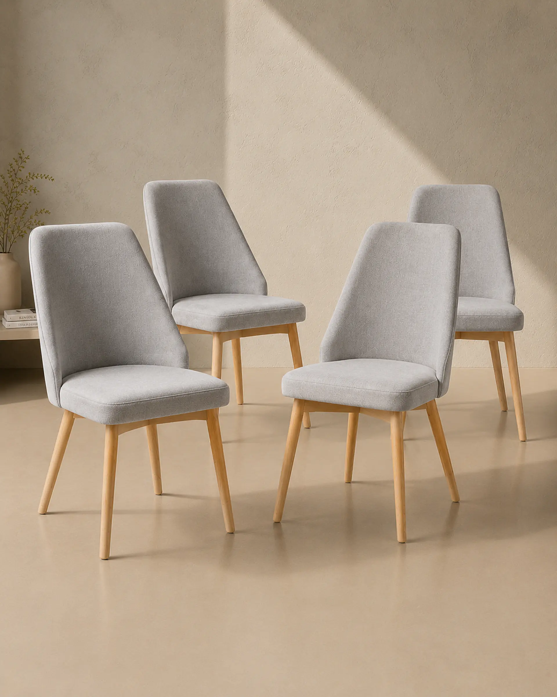  Pack 4 Sillas Comedor Lena Lino 1