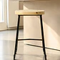 Taburete Nara para Barra y Cocina Madera-Metal - Miniatura 2