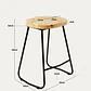 Taburete Nara para Barra y Cocina Madera-Metal - Miniatura 4