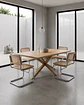 Comedor Rectangular Madrid Madera con Sillas Breuer - Miniatura 1
