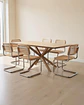 Comedor Rectangular Madrid Madera con Sillas Breuer - Miniatura 2