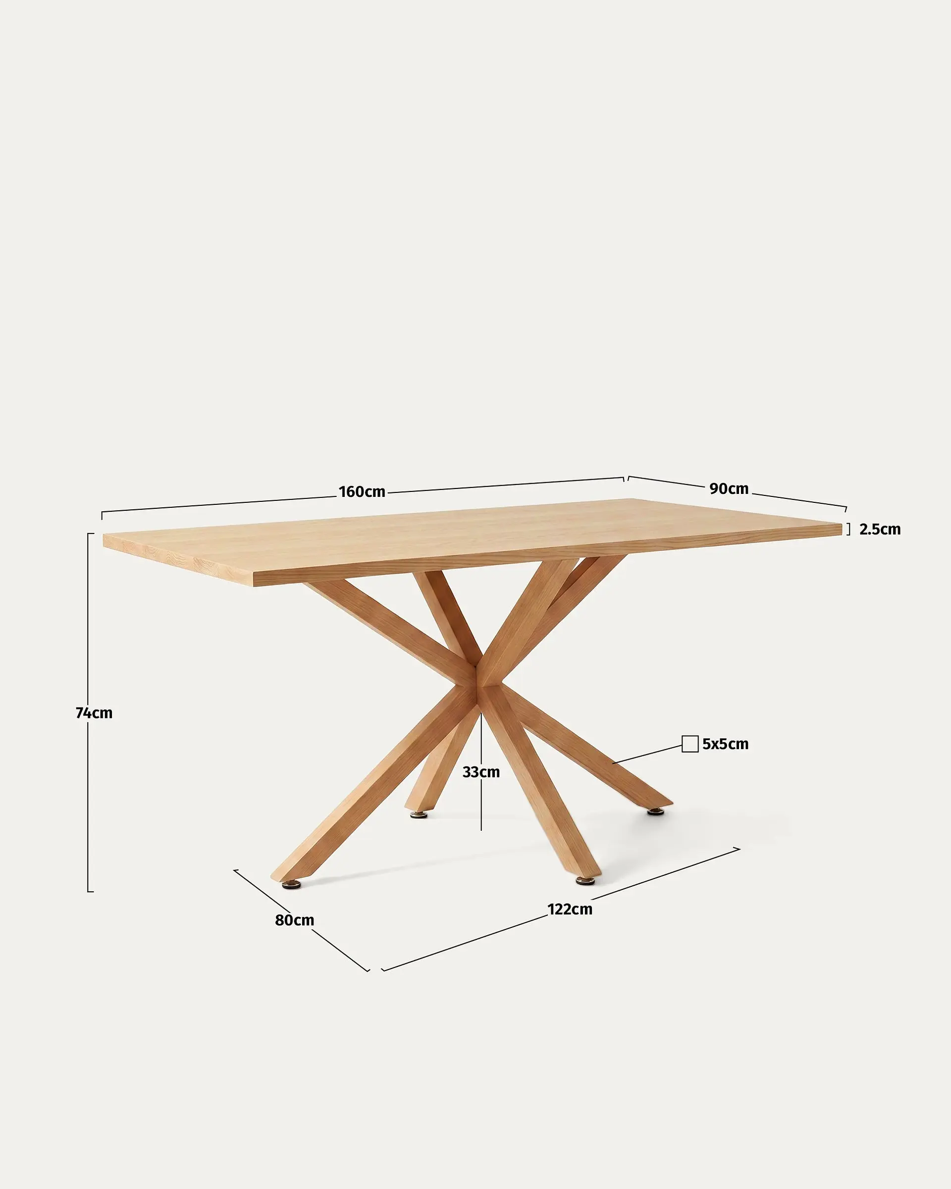 Comedor Rectangular Madrid Madera con Sillas Breuer 8