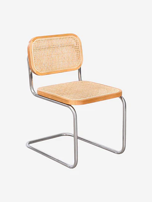 Silla Breuer Madera y Ratán