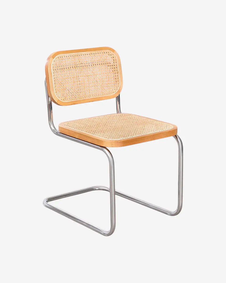 Silla Breuer Madera y Ratán 1