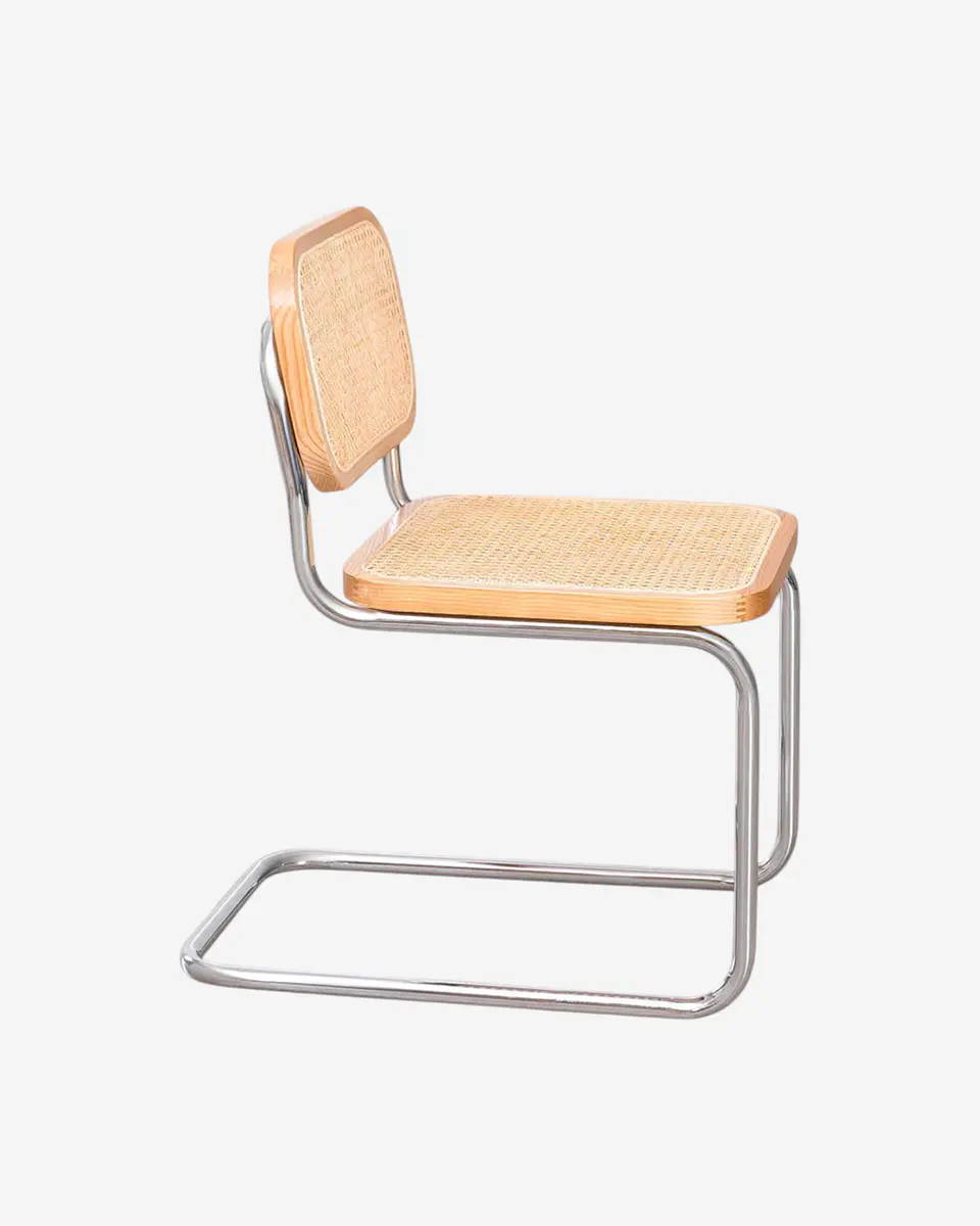Silla Breuer Madera y Ratán 3
