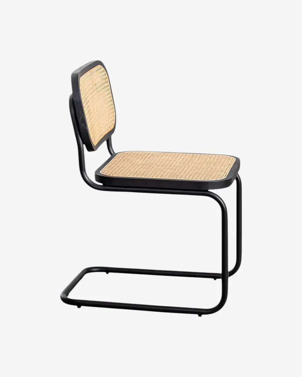 Silla Breuer Madera y Ratán 4