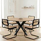 Comedor Redondo Madrid con Sillas Breuer Ratán - Miniatura 7