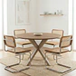 Comedor Redondo Madrid con Sillas Breuer Ratán - Miniatura 8