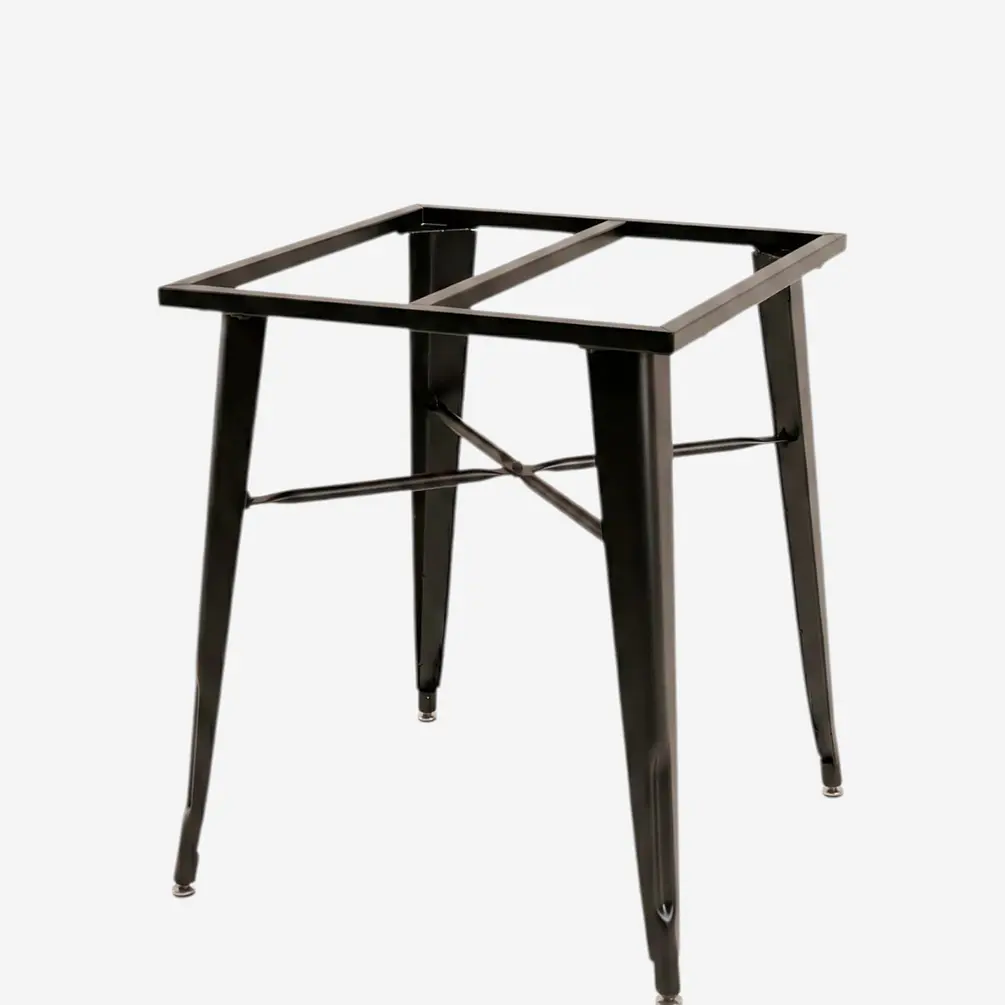 Comedor Cuadrado Tolix Madera con Sillas Tolix 7