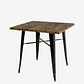 Comedor Cuadrado Tolix Madera con Sillas Tolix - Miniatura 5