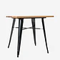 Comedor Cuadrado Tolix Madera con Sillas Tolix - Miniatura 6