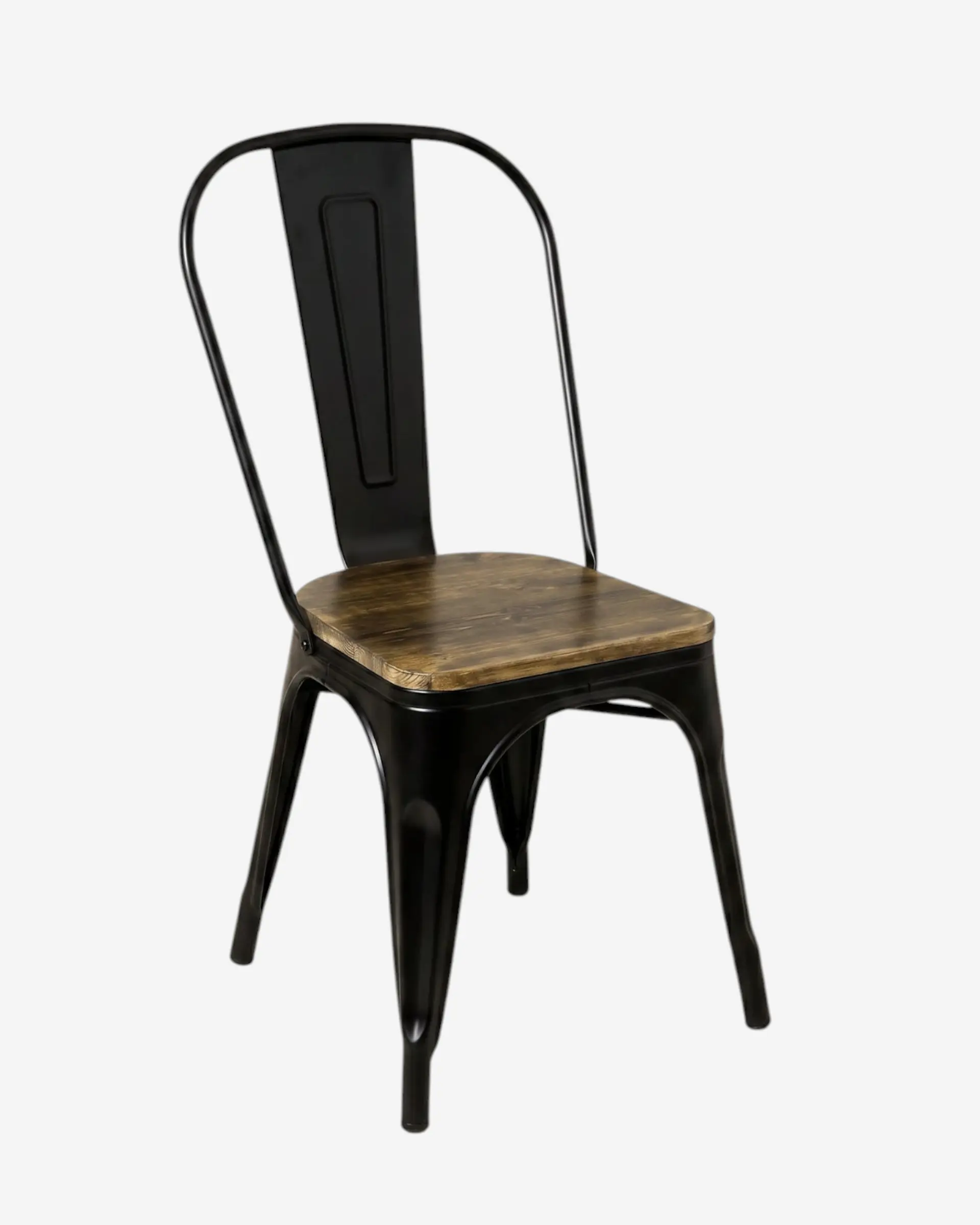 Comedor Cuadrado Tolix Madera con Sillas Tolix 9