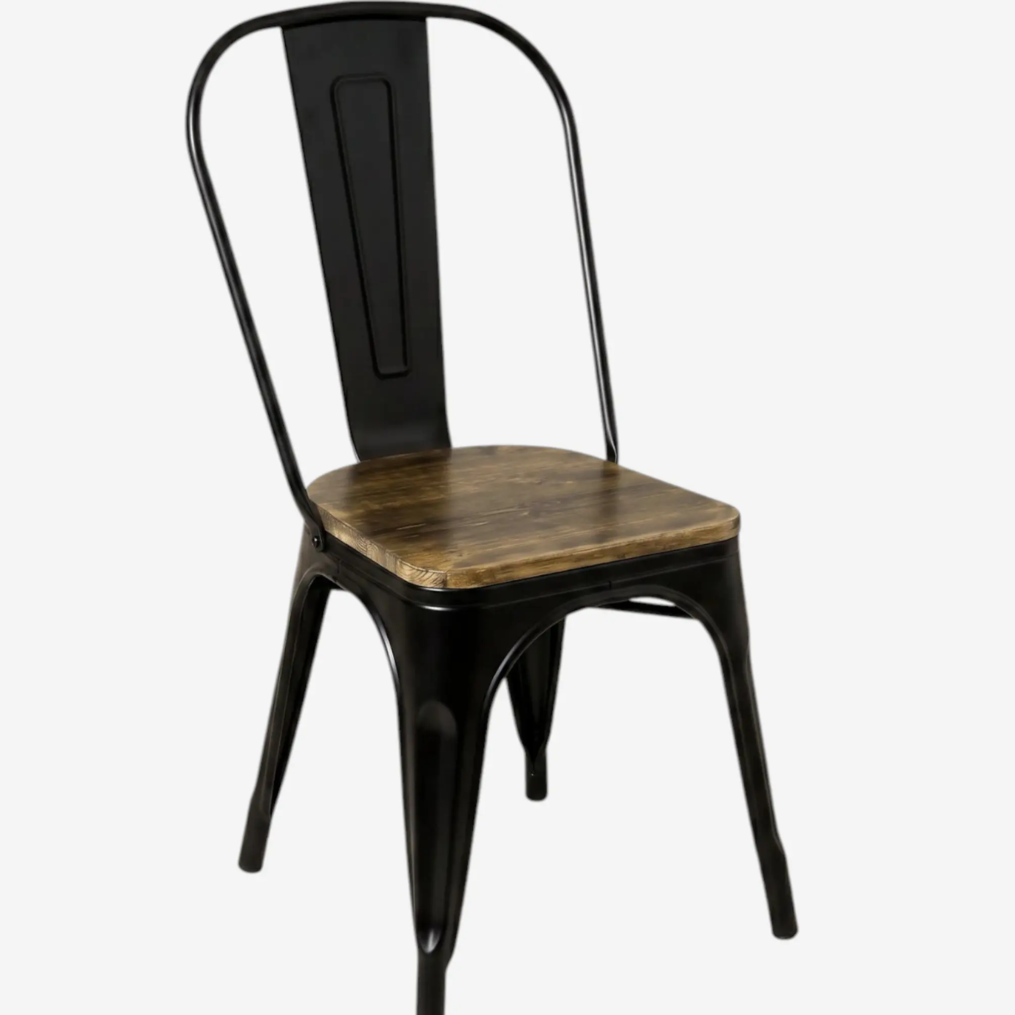 Comedor Cuadrado Tolix Madera con Sillas Tolix 9