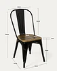 Comedor Cuadrado Tolix Madera con Sillas Tolix - Miniatura 11