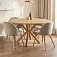 Comedor Redondo Madrid Madera con Sillas Luxury Wood - Miniatura 6