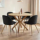 Comedor Redondo Madrid Madera con Sillas Luxury Wood - Miniatura 3