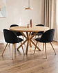 Comedor Redondo Madrid Madera con Sillas Luxury Wood - Miniatura 8