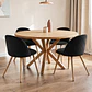 Comedor Redondo Madrid Madera con Sillas Luxury Wood - Miniatura 8