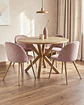 Comedor Redondo Madrid Madera con Sillas Luxury Wood - Miniatura 5