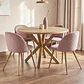 Comedor Redondo Madrid Madera con Sillas Luxury Wood - Miniatura 5