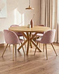 Comedor Redondo Madrid Madera con Sillas Luxury Wood - Miniatura 9