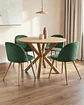 Comedor Redondo Madrid Madera con Sillas Luxury Wood - Miniatura 4