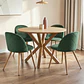 Comedor Redondo Madrid Madera con Sillas Luxury Wood - Miniatura 4