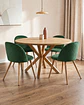 Comedor Redondo Madrid Madera con Sillas Luxury Wood - Miniatura 10