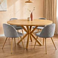 Comedor Redondo Madrid Madera con Sillas Luxury Wood - Miniatura 7