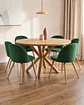 Comedor Redondo Madrid Madera con Sillas Luxury Wood - Miniatura 14