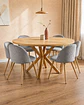 Comedor Redondo Madrid Madera con Sillas Luxury Wood - Miniatura 15