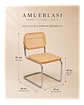 Comedor Rectangular Madrid Madera con Sillas Breuer - Miniatura 6