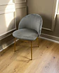 Silla Comedor Luxury Gold Felpa - Miniatura 1