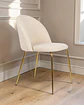 Silla Comedor Luxury Gold Felpa - Miniatura 6