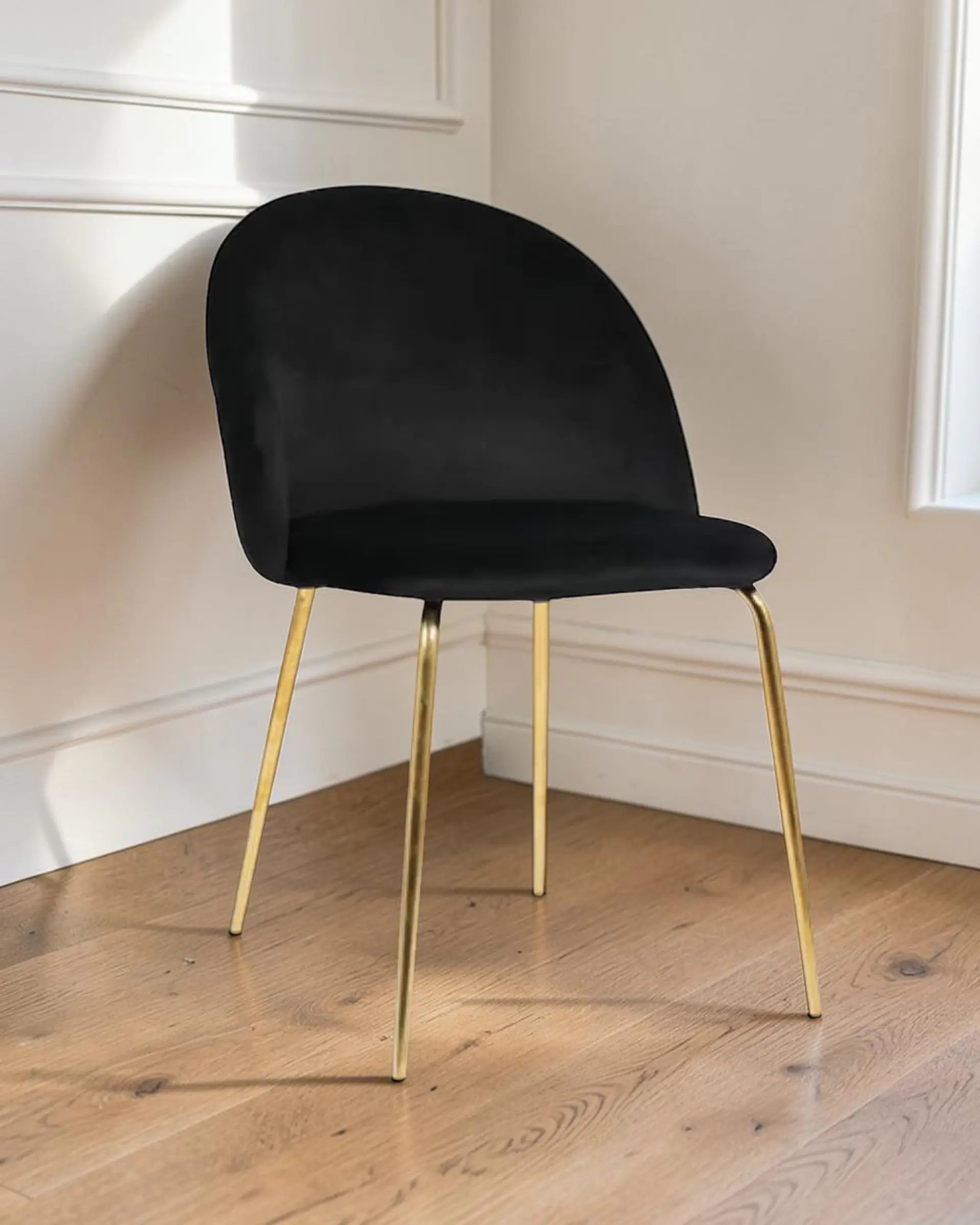 Silla Comedor Luxury Gold Felpa 7