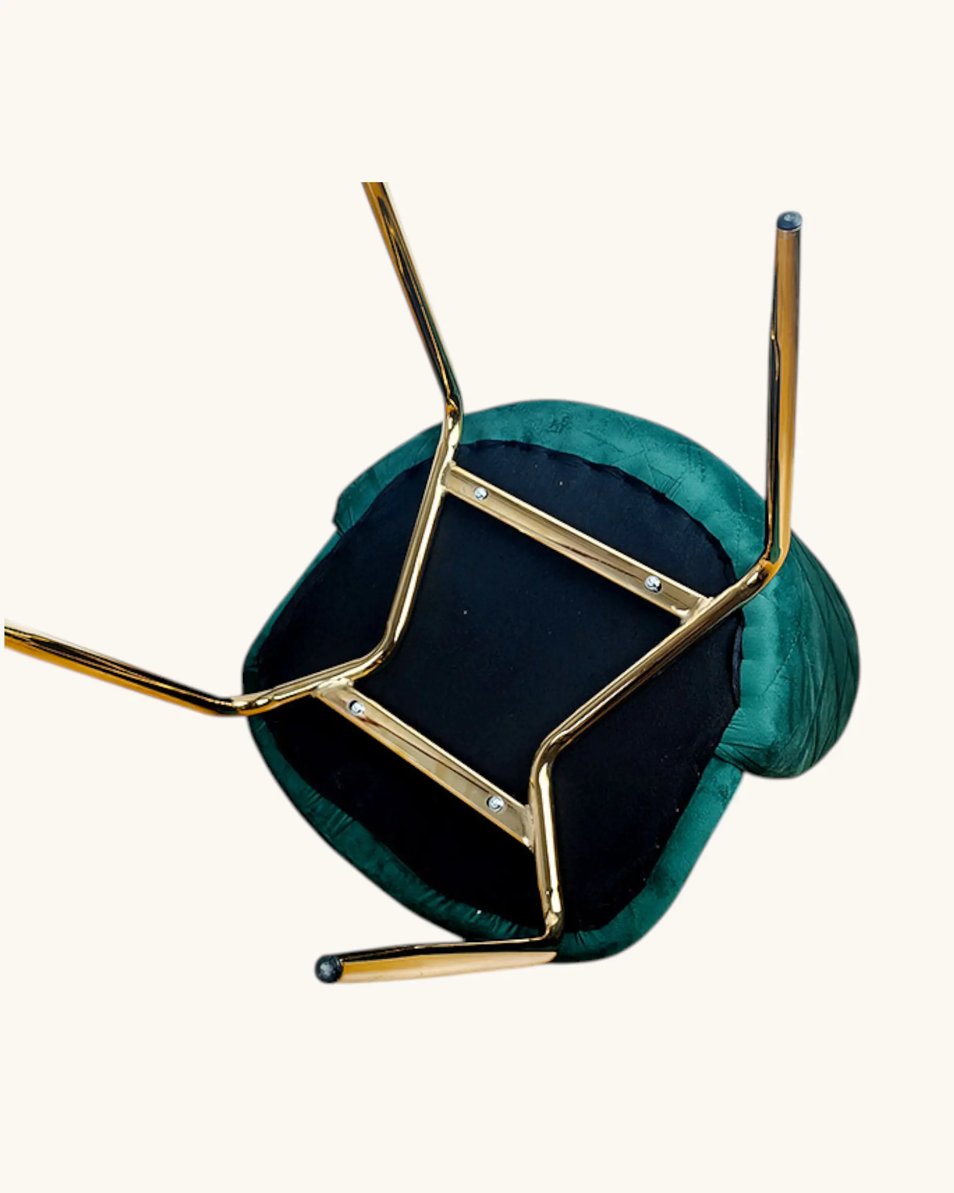 Silla Comedor Luxury Gold Felpa 11