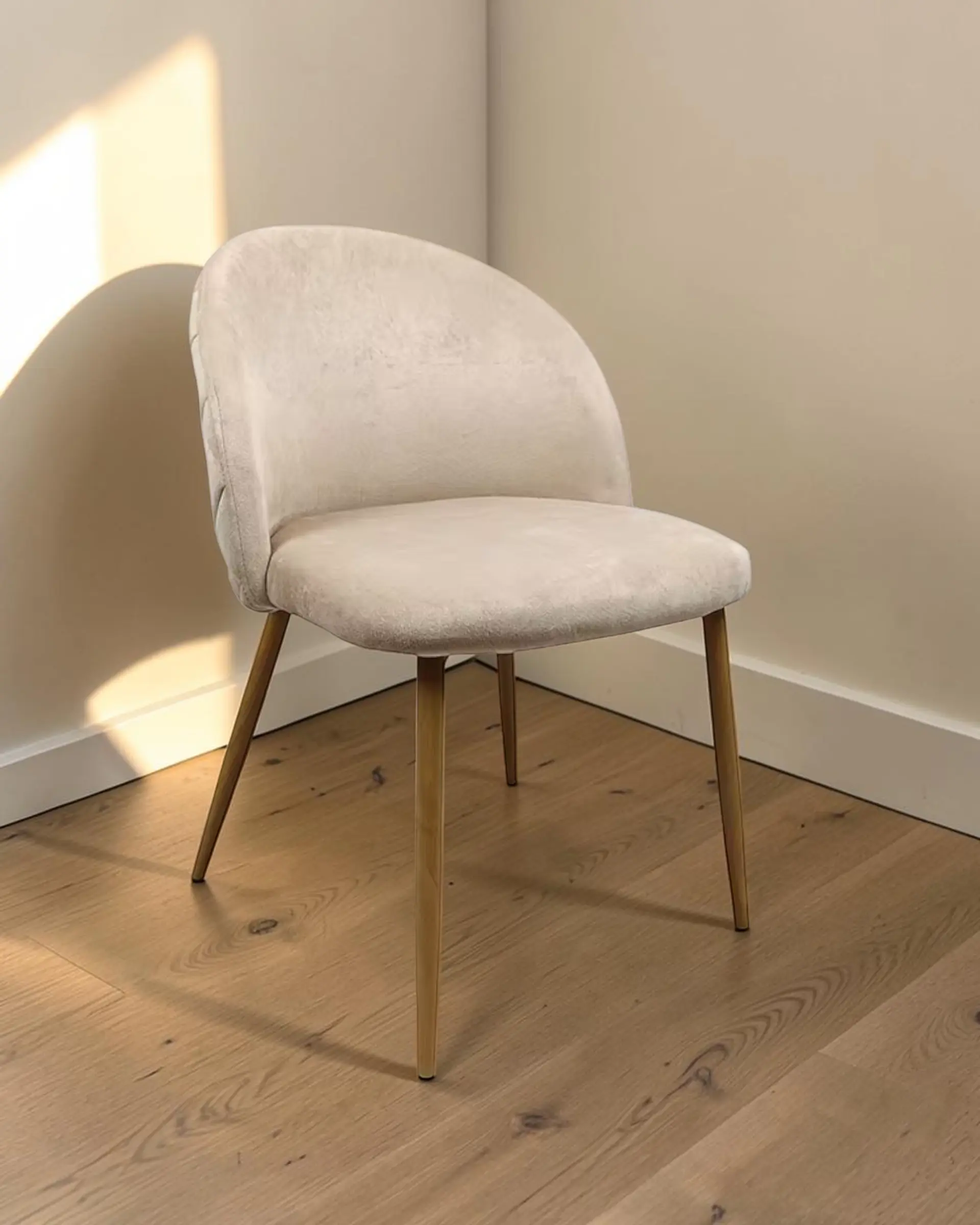 Silla Comedor Luxury Wood Felpa 1