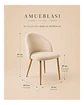 Silla Comedor Luxury Wood Felpa - Miniatura 5