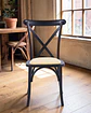 Silla Crossback Madera y Ratán - Miniatura 2