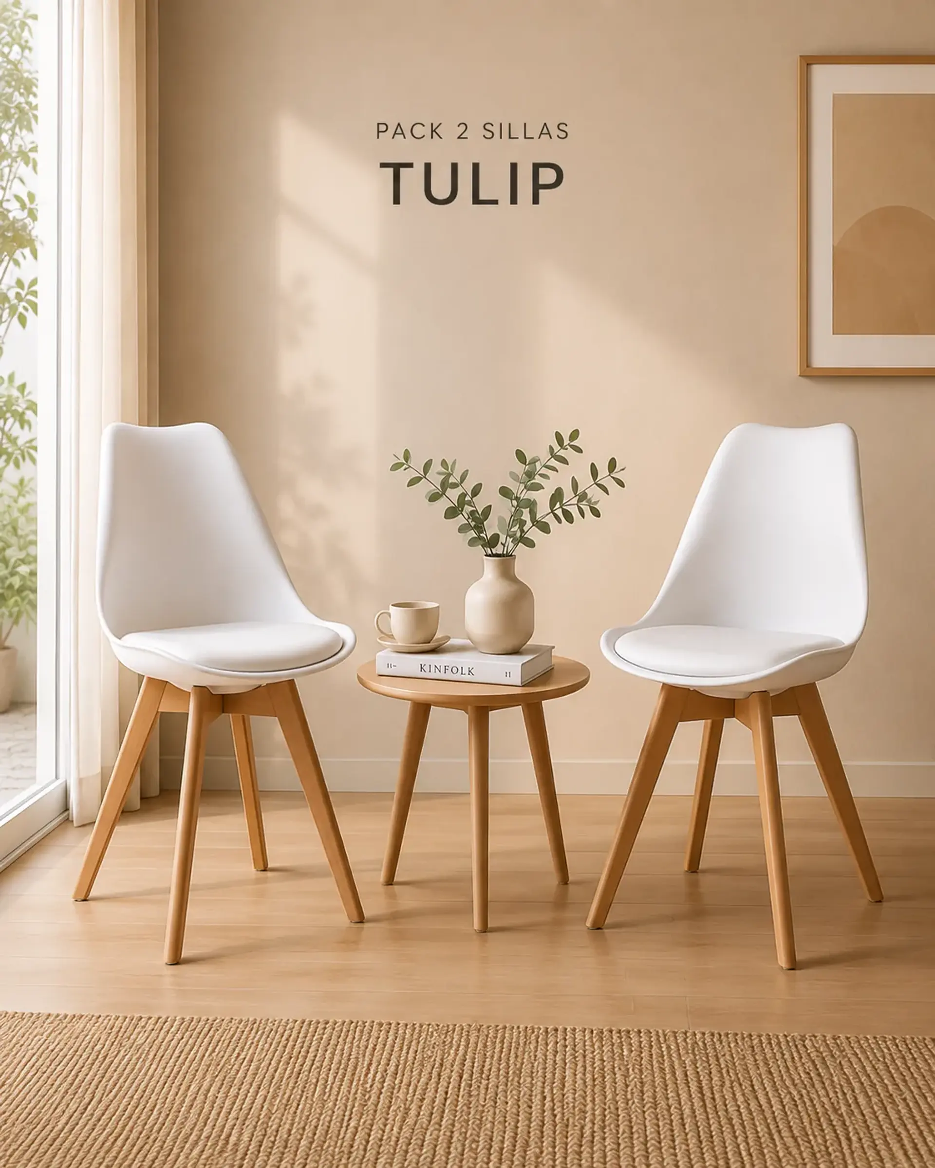 Pack 2 Sillas Tulip 1