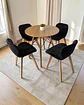 Comedor Redondo Melamina Eames con Sillas Radar Velvet - Miniatura 11