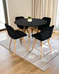 Comedor Redondo Melamina Eames con Sillas Radar Velvet - Miniatura 23