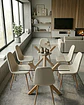 Comedor Rectangular Vidrio Elite con Sillas Scoop - Miniatura 6