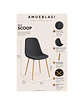Comedor Rectangular Vidrio Elite con Sillas Scoop - Miniatura 7