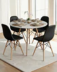 Comedor Redondo Melamina Eames 4 Sillas Buckle  - Miniatura 8